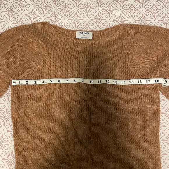 Brown Knit Sweater with Arm Detailing (S TALL) - Picture 5 of 7